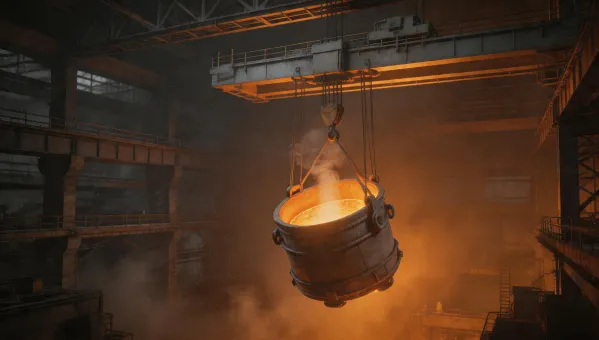 Steel mill ladle crane