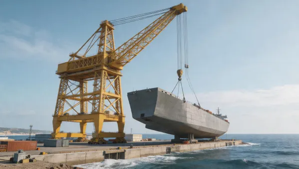 Shipyard gantry crane
