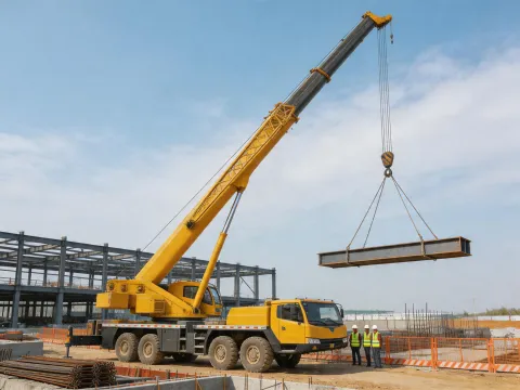 Demag mobile crane