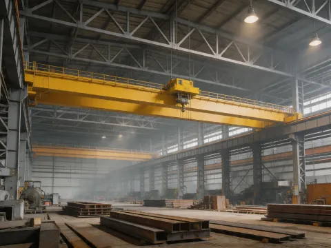Demag overhead bridge crane